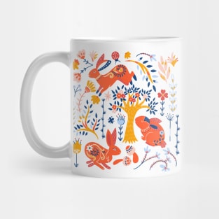 Red Rabbits Mug